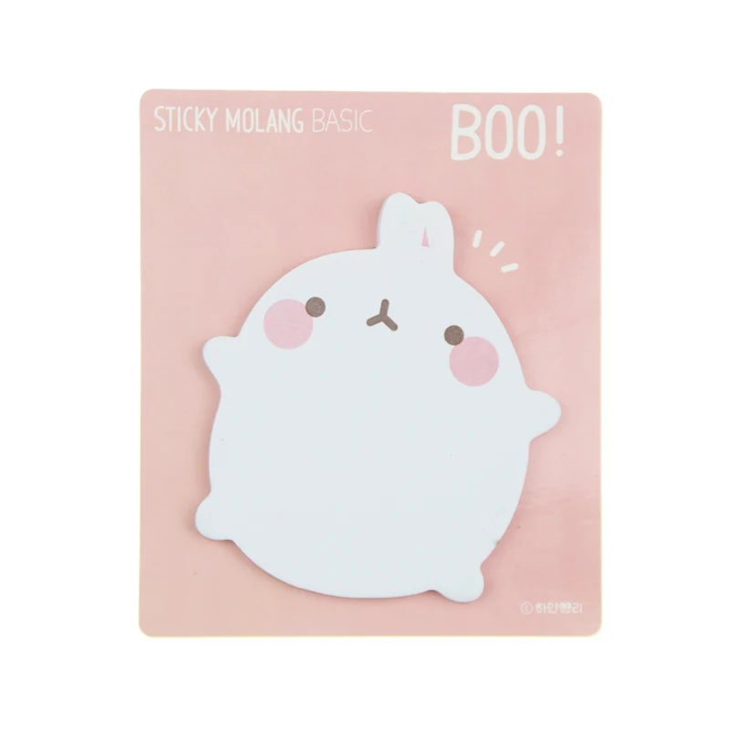 1 шт. шикарный Скрапбукинг Kawaii Molang Rabbit Memo Pad наклейки флажки для вкладдок маркеры