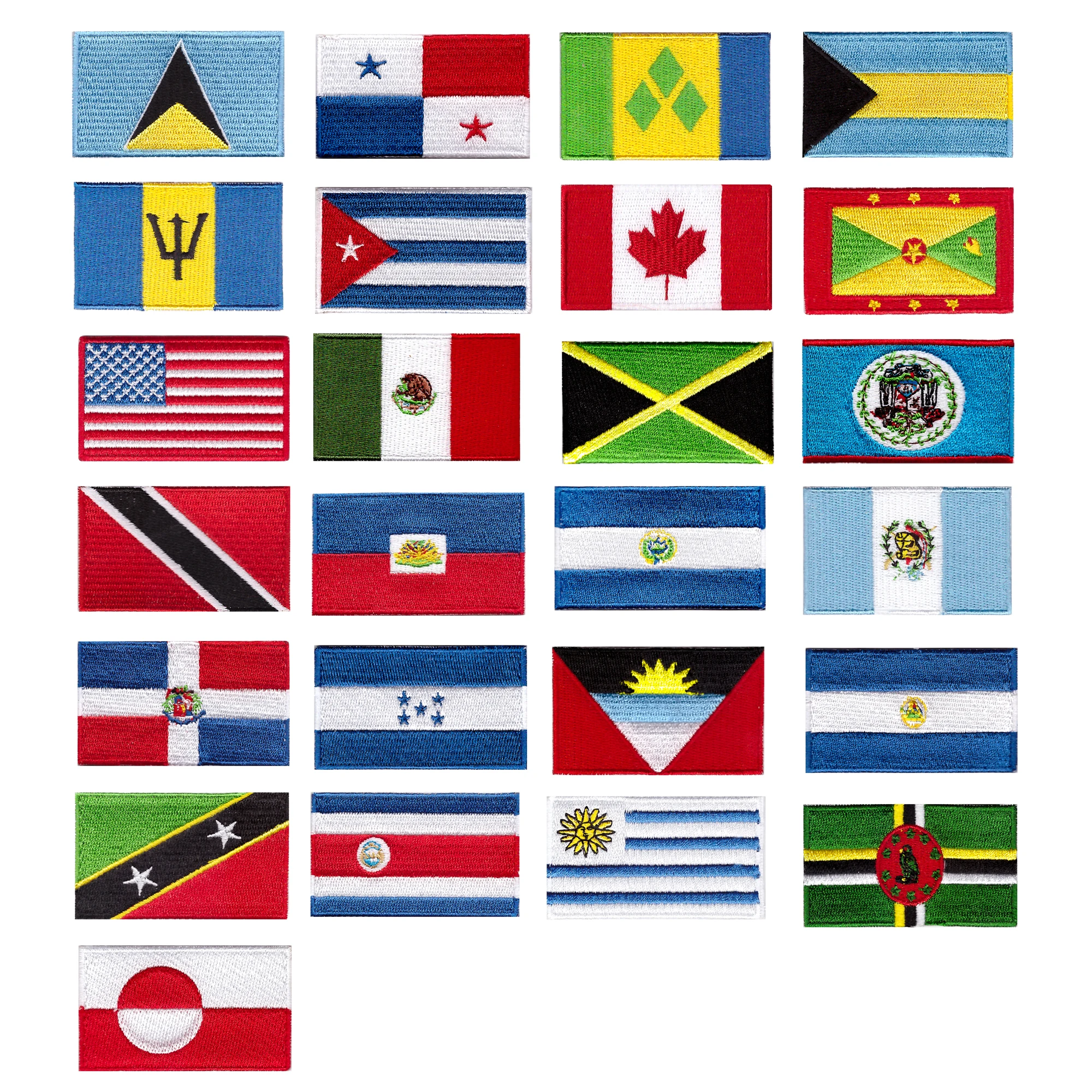 Нашивки с вышивкой в виде Северо американского флага для одежды Лидер продаж