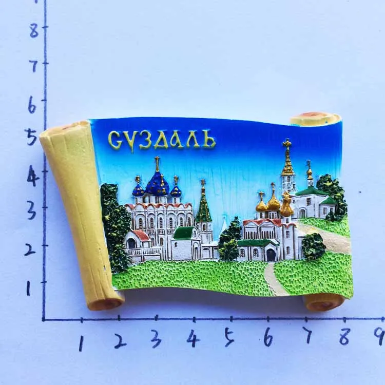 

Русская Софийский собор креативная книга сувенир магнитный стикер на холодильник с ручной церемонией