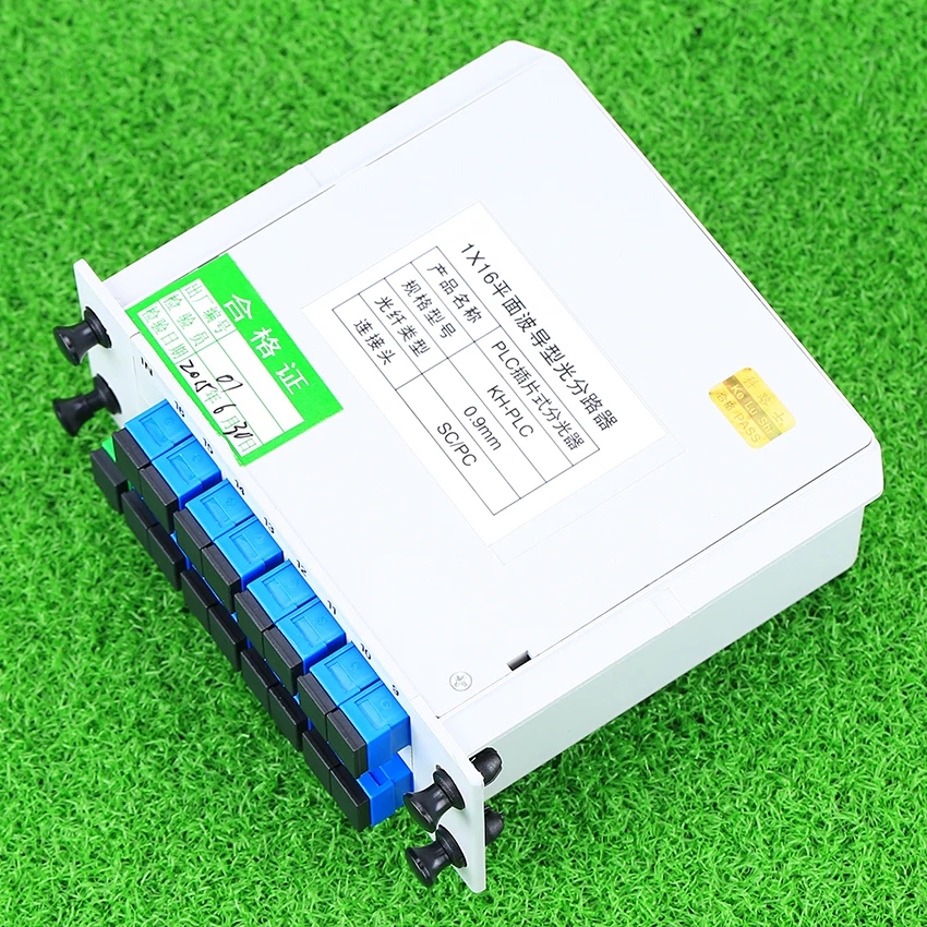 KELUSHI волоконно оптический разделитель 1x16 коробка Кассетная карта вставки PLC