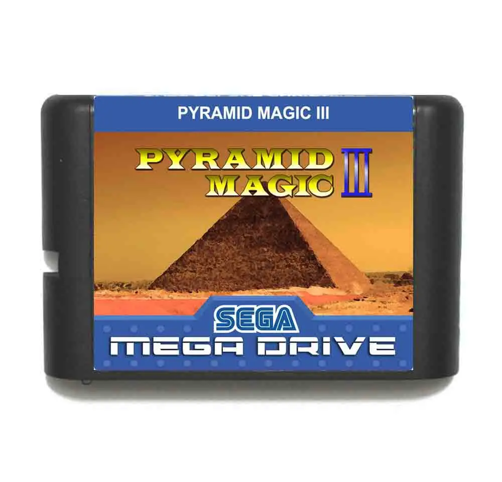 Пирамидка магический 3 16 бит MD карточная игра для 16bit Sega MegaDrive Genesis игровой
