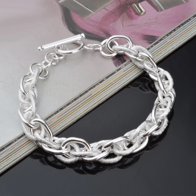 Стиль панк Классические многоэтажных звено цепи браслеты браслет для мужчин