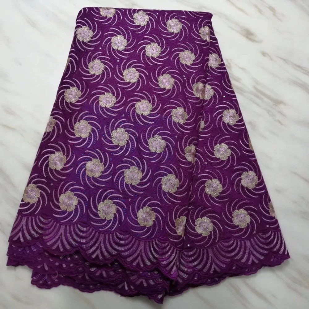 

Cassiel African Lace Fabric 2019 High Quality 100%Cotton Lace Swiss Voile Lace With Stones Swiss Voile Lace In Switzerland