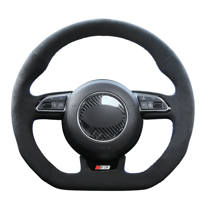 Чехол на руль для Audi S1 8X S3 8V Sportback S4 B8 Avant S5 8T S6 C7 S7 G8 RS Q3 8U SQ5 8R|Чехлы руль| |