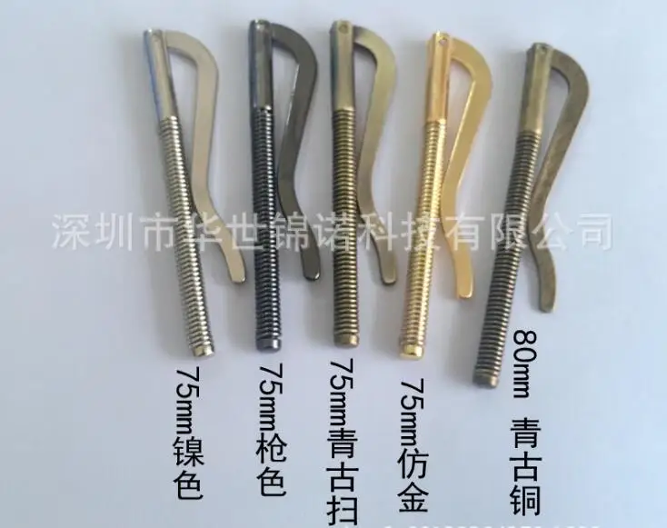 100pcs/lot Spring Money Clip Bifold Clamp Cash Holder Wallet Replace Parts Fashion Jewelry | Украшения и аксессуары