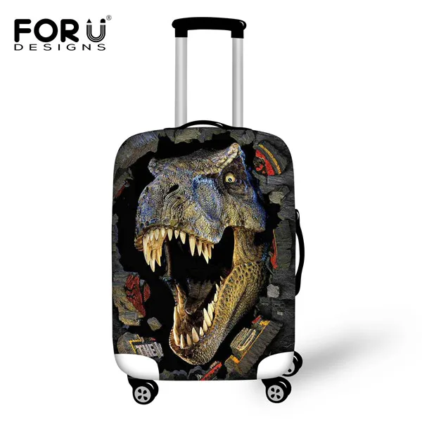 5542 FORUDESIGNS/чехол для багажа, милый Джинсовый чехол с принтом кошки, собаки, сумки, аксессуары для 18-30 дюймов, чехол для путешествий, защитный чехол, пылезащитный чехол - Цвет: 5542