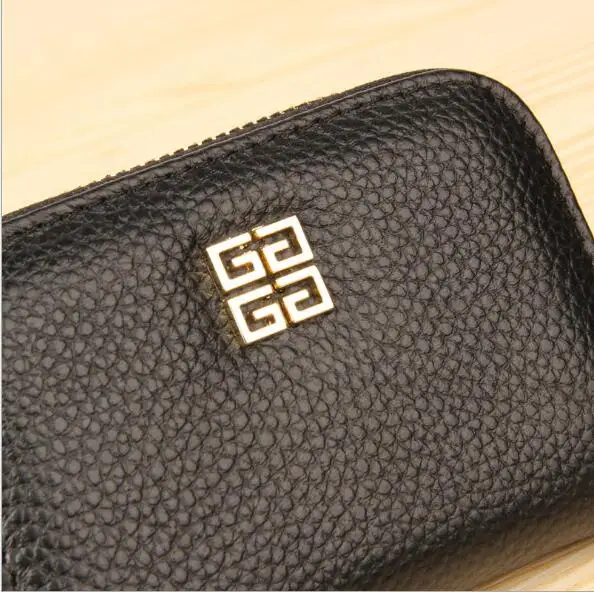 Женский кошелек из натуральной кожи с держателем для карт маленький женский