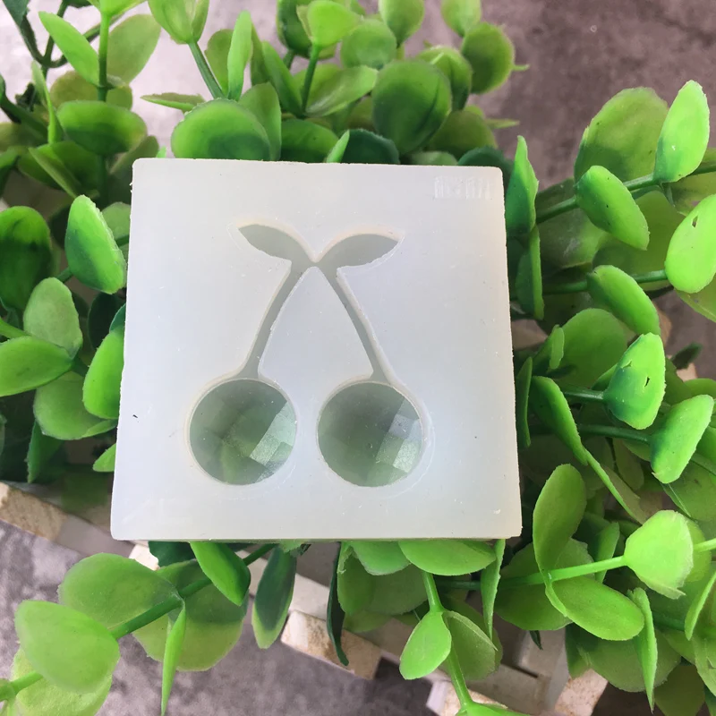 DIY силиконовая форма вишни для изготовления ювелирных изделий подвесная