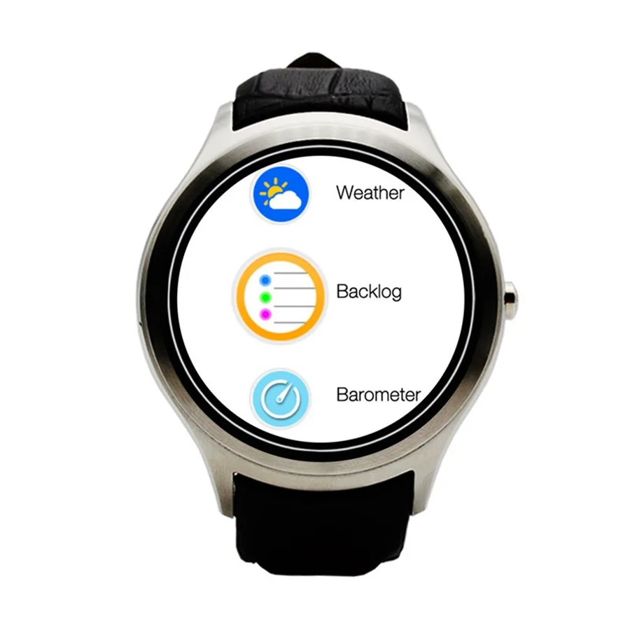 Серебристый Finow X1 K8 Мини Смарт-часы Android 4,4 Wearable Devices(носимое устройство) 3g WI-FI gps часы № 1 D5 Smartwatch PK KW88 KW18 I3 DM368 часы черного цвета - Цвет: Серебристый