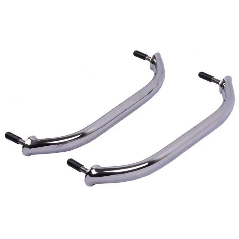 2pcs 12inch 2 штуки, 316, нержавеющая сталь, поручни для лодки, полированные поручни для морского захвата, поручни для морской яхты, аксессуары 12 дюймов - Цвет: 2pcs 12inch
