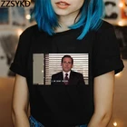 Футболка с надписью I Am Dead Inside, Майкл Скотт, винтажная смешная футболка для женщин, лето 2019