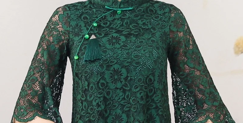 Китайские Топы Cheongsam для женщин весна лето Шанхай Тан одежда женская винтажная рубашка кружевные женские китайские Топы TA1526