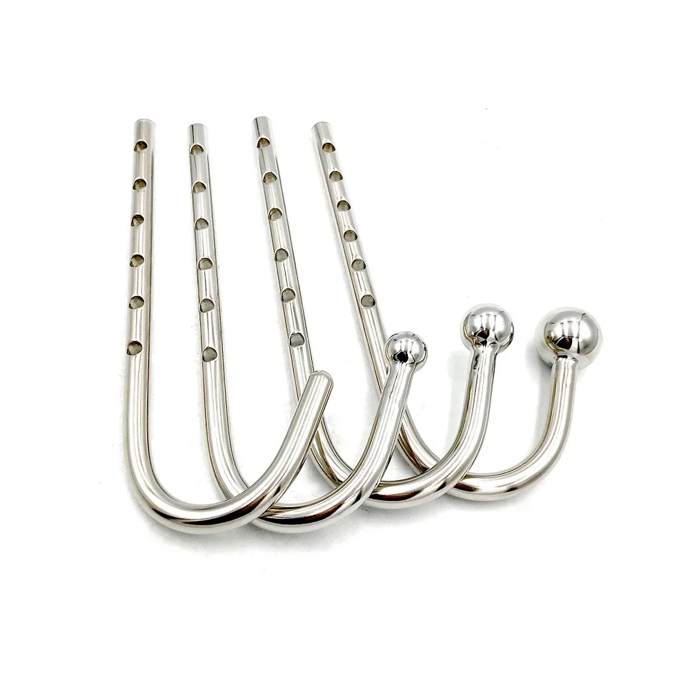 Stainless steel metal BDSM bondage collar anal hook butt plug slave lock restraint SM erotic Sex toy for couple game | Красота и