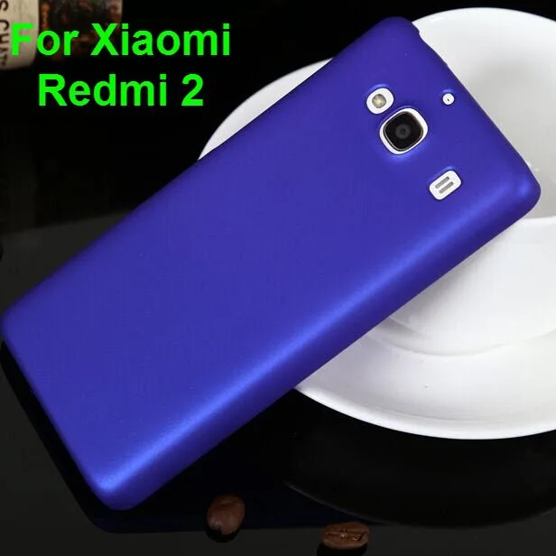 Чехол для Xiaomi Redmi 2, матовая серия, Жесткий Чехол для задней панели из поликарбоната для Xiaomi Redmi 2(красный рис/Hongmi 2