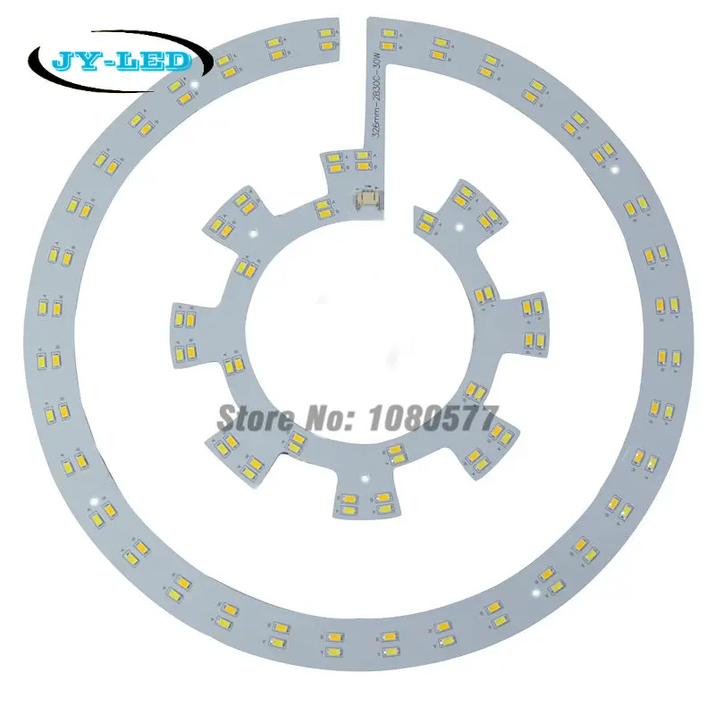 Светодиодный потолочный светильник 30 Вт x2 SMD 5730 Модифицированная печатная плата