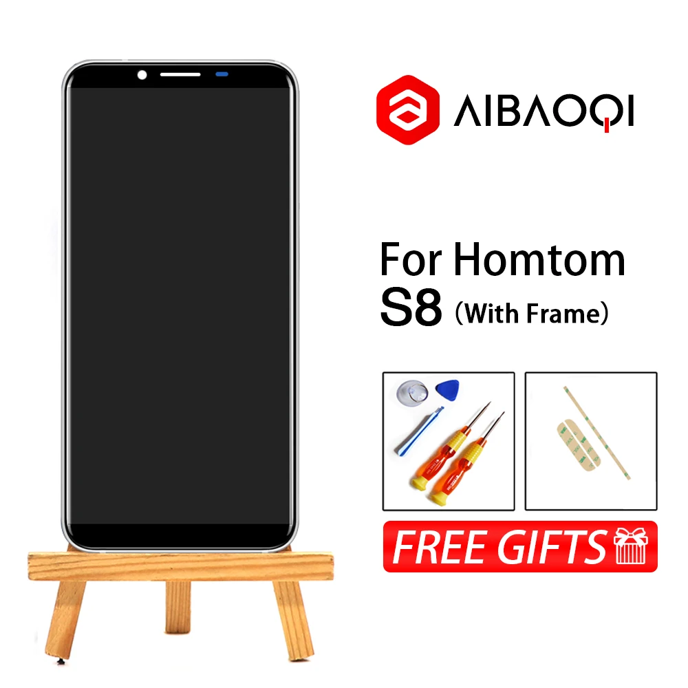 Оригинальный сенсорный экран AiBaoQi 100% гарантия 5 7 дюйма + ЖК дисплей 1280X720 рамка в