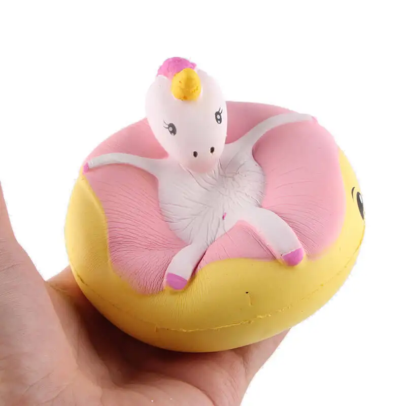 10 см kawaii Squishy Jumbo Единорог пончики очаровывает булочки торт мягкими замедлить