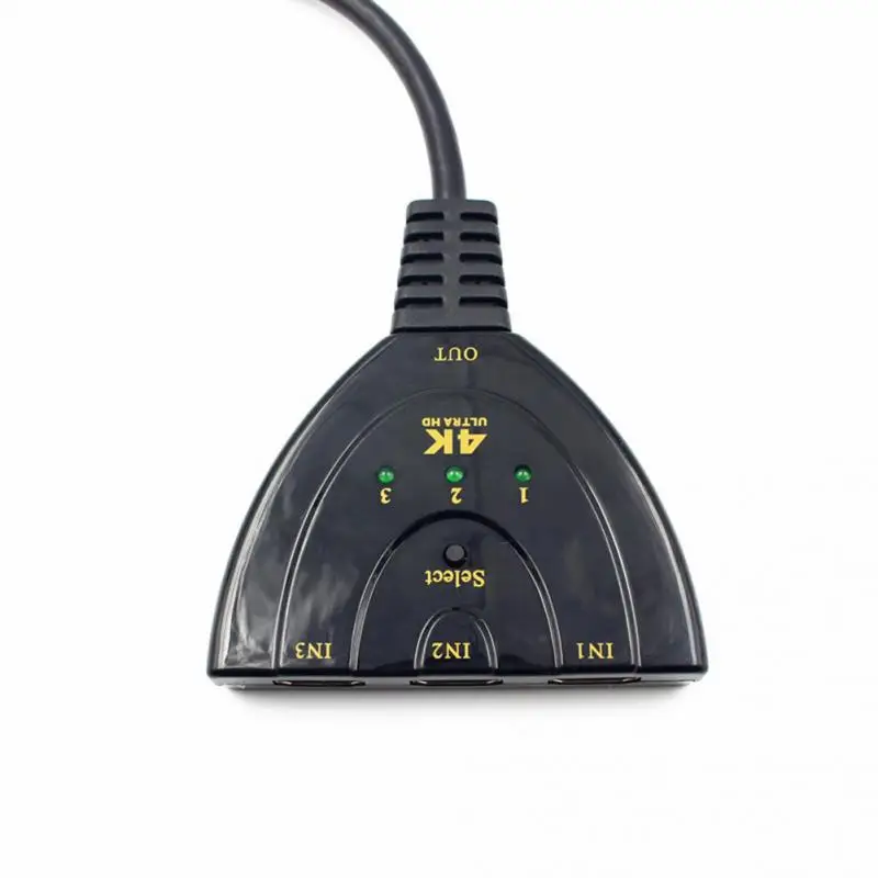 Высокое качество мини 3 порта HDMI сплиттер 4K * 2K HD видео коммутатор Поддержка PS4