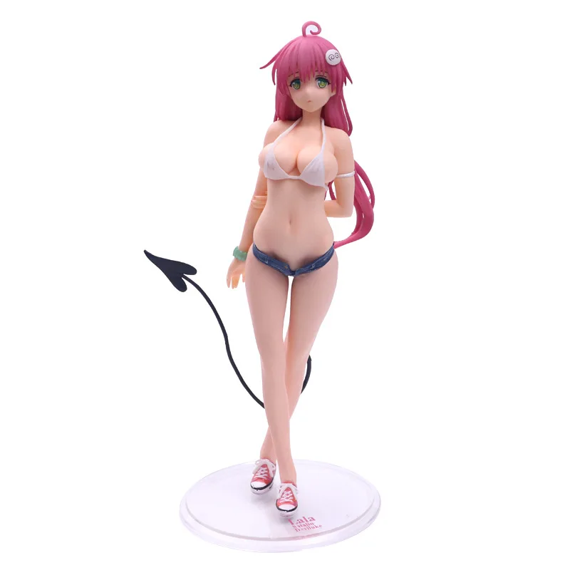 Аниме пикантная кукла девушка в любви Ru Darkness Lala Satalin Deviluke Mizugi Ver. ПВХ фигурка