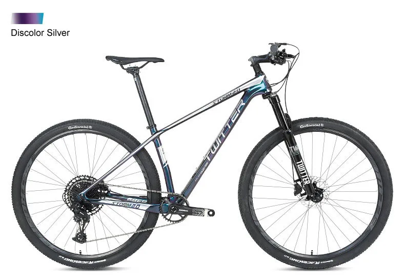 29 Discolored Silver Твиттер карбоновый MTB 29 27,5 er Storm2.0 горный велосипед SX 12 Скоростей Обесцвеченный XC для внедорожного велосипеда внутренний кабель лак ESP - Цвет: 29 Discolored Silver