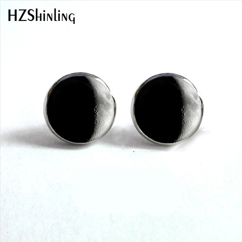 Женские серьги гвоздики в виде полумесяца|ear nail|earings galaxymoon stud earring |