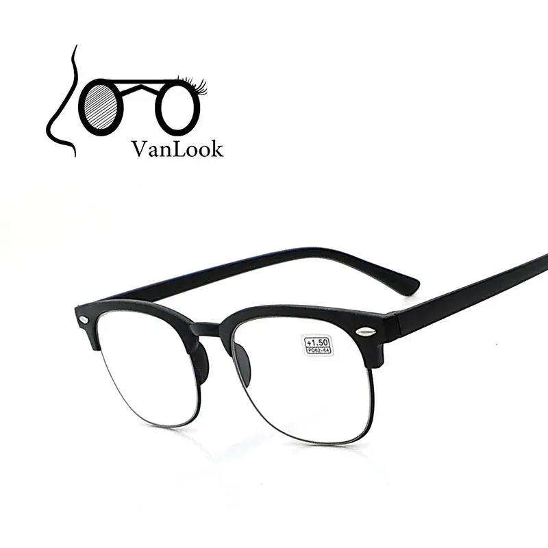 Для женщин очки для чтения мужчин больших размеров дешевые квадратные + 1 00 50 2 3 4