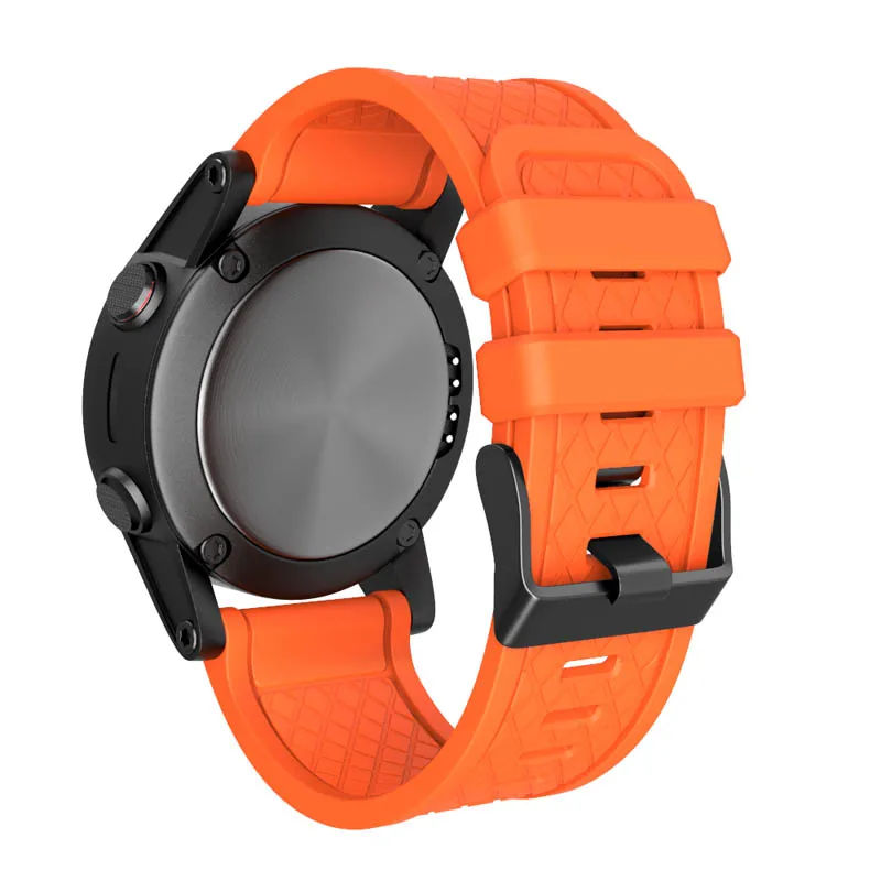 Силиконовый спортивный ремешок для наручных часов сменный Garmin Fenix/Fenix 2