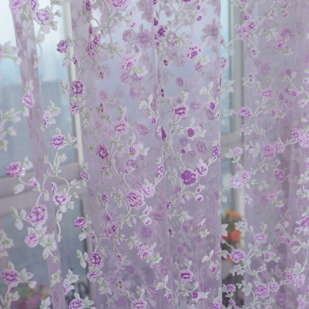 Современная оконная занавеска NAPEARL Тюлевая ткань с принтом для занавесок