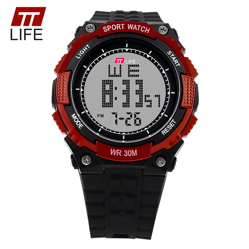 TTLIFE Для мужчин Военная Униформа аналоговые цифровые часы Водонепроницаемый