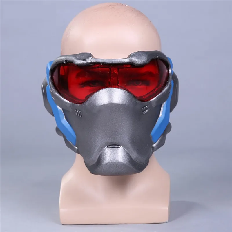 Takerlama игра над часами OW Косплей Костюм Солдат 76 маска для игры OW Косплей Аксессуары резиновая маска вечерние реквизит для Хэллоуина