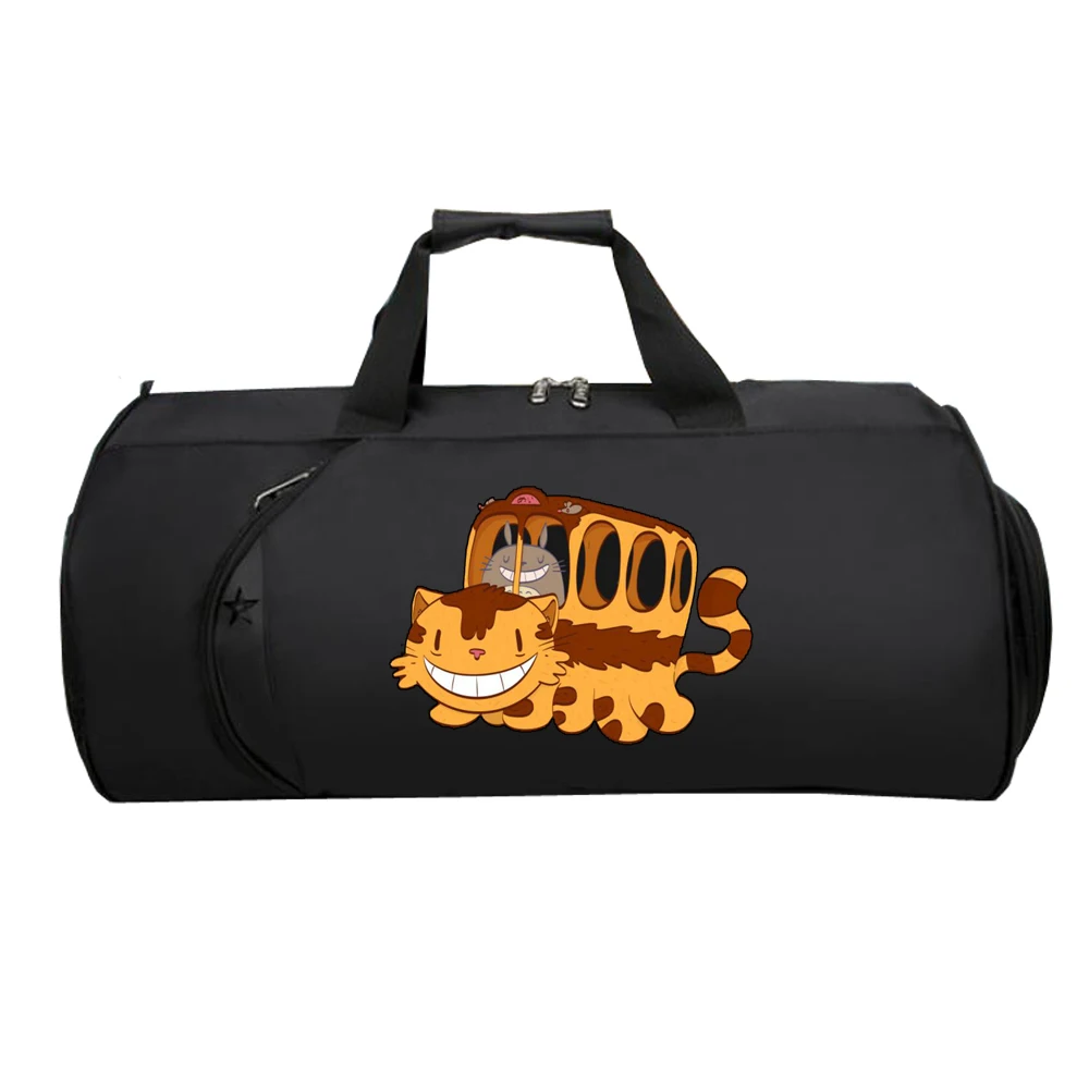 

Japan anime My Neighbor Totoro Multifunctional Capacity Men women Travel Duffle Bag Luggage Handbags shoulder Bags