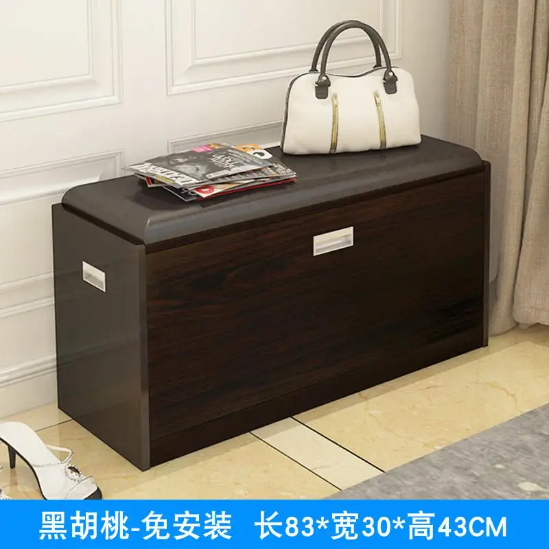 style8 Сменная обувь табурет для обуви шкаф для хранения табурет Европейская входная дверь обувь табурет для хранения кожаный Пирс диван скамейка - Цвет: style8