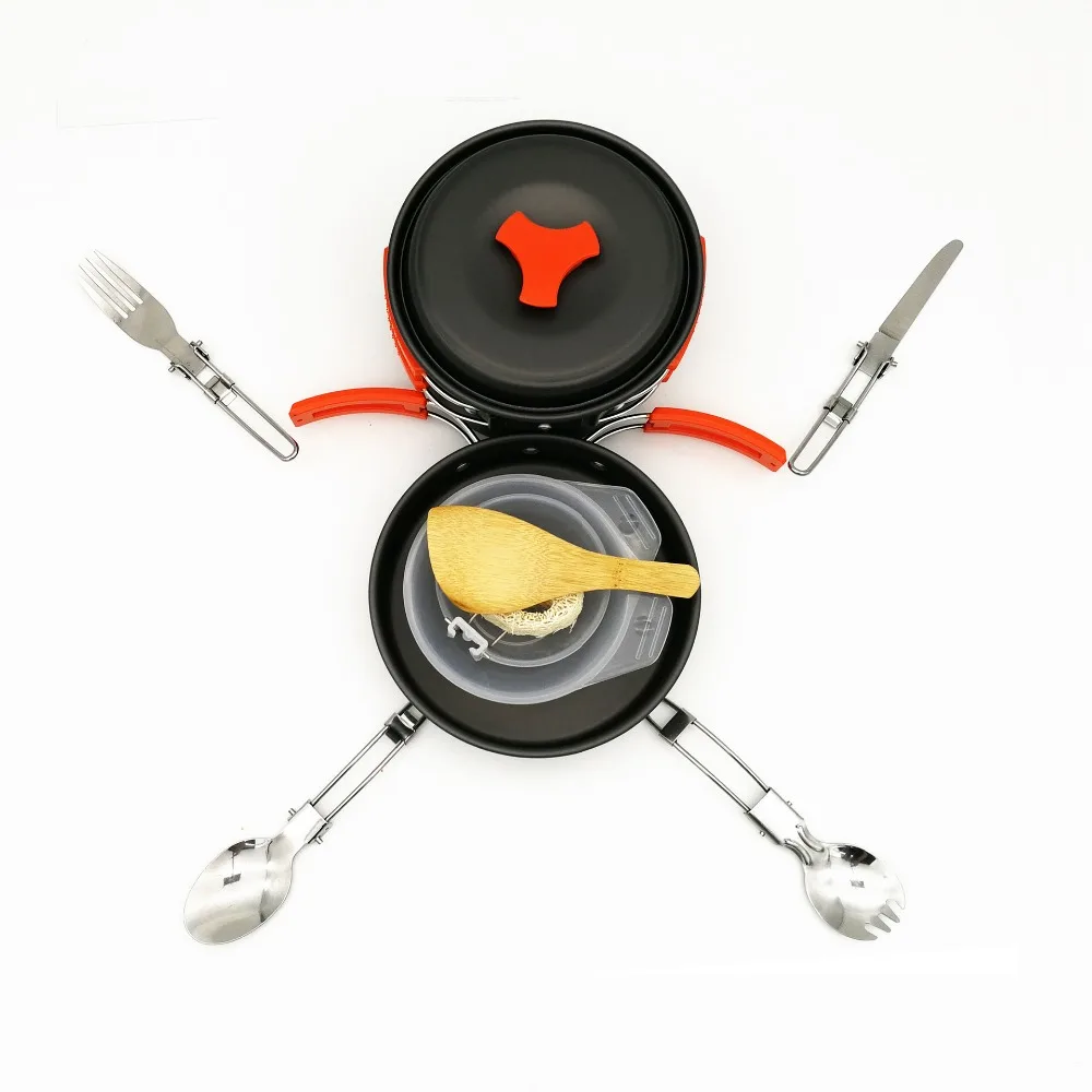 1 набор посуды для кемпинга и пешего туризма|Столовые приборы пикника| |