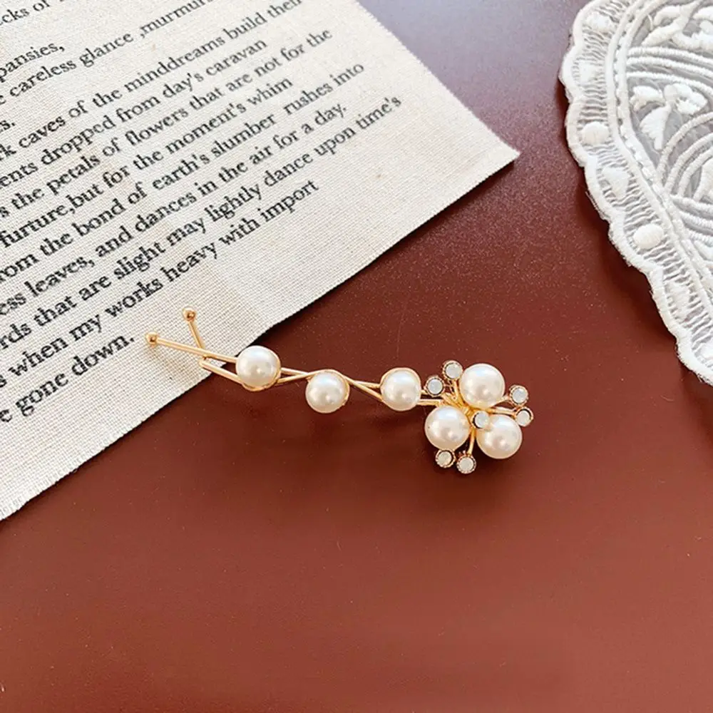 1 шт. для женщин и девочек металлическая жемчужная заколка волна красивые элегантные шпильки заколки для волос инструмент для укладки женские аксессуары для волос