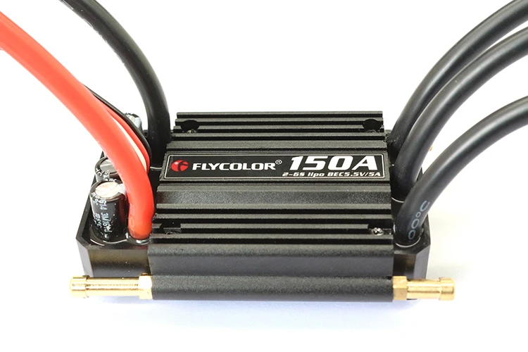 Flycolor 50A/70A/90A/120A/150A регулятор скорости бесщеточный ESC Поддержка 2-6S BEC 5,5 V/5A для модели корабля RC лодки