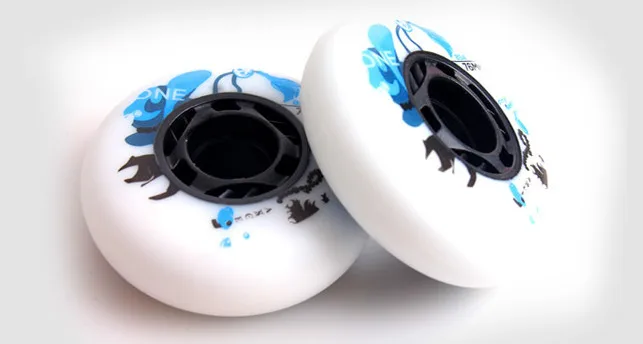 white 76mm 8pcs 8 шт. город обезьян 72/76/80 мм FSK тормозной Инлайн ролики с расположением колес колесики несколько Стиль выбор 85A высокого качества из мягкой искусственной кожи(PU колеса - Цвет: white 76mm 8pcs
