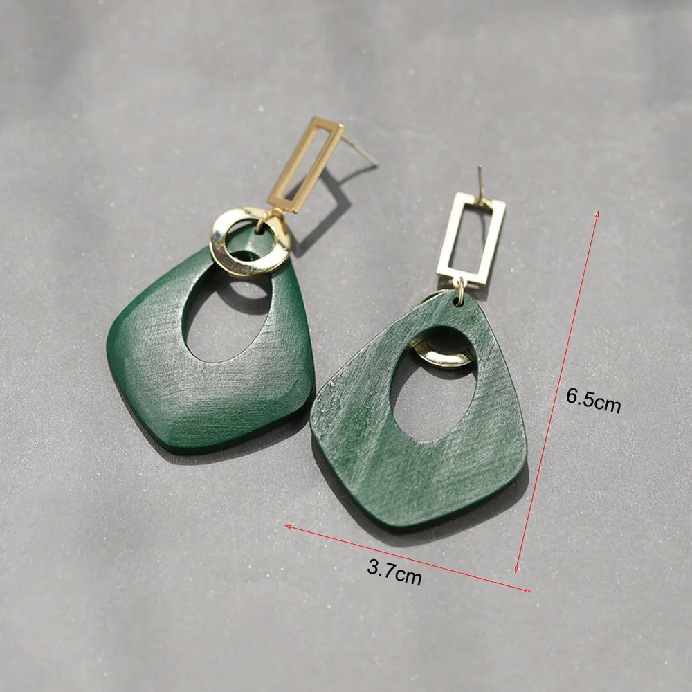 Геометрические акриловые серьги кулоны для девочек вечеринки дня рождения хит! |