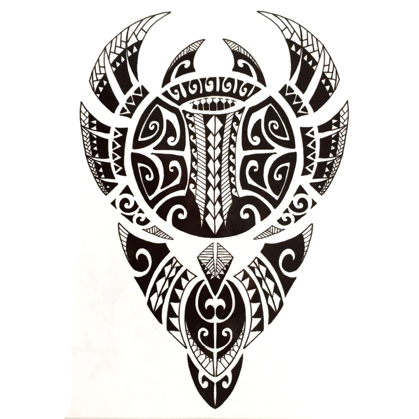 

5pcs Tribal totem Waterproof Temporary Tattoos men Fake Tattoo girl selfie flash tattoo harajuku men