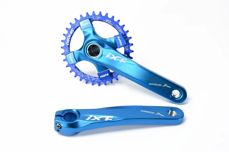 IXF Mtb велосипед Cran 170 мм алюминиевый CNC104 BCD узкая широкая Цепь 32 T/34 T/36 T/38 T велосипедный шатун с нижним кронштейном