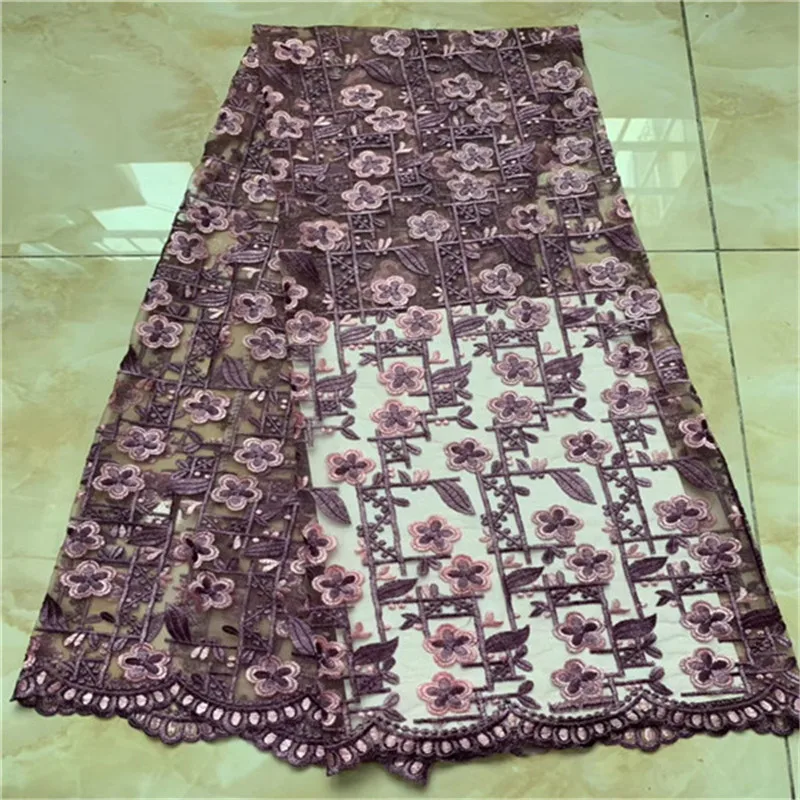 2019 новейшая нигерийская французская кружевная ткань вышитая Высококачественная