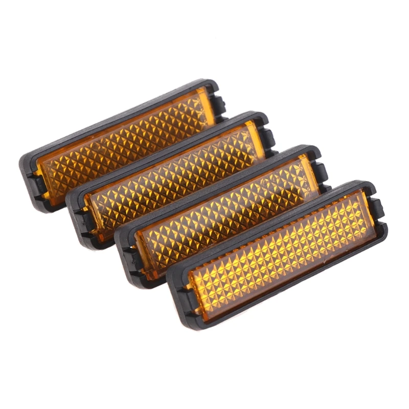 

4 Pcs/Set Bicycle Pedal Reflector Safety Night Cycling Reflective Bike Accessory