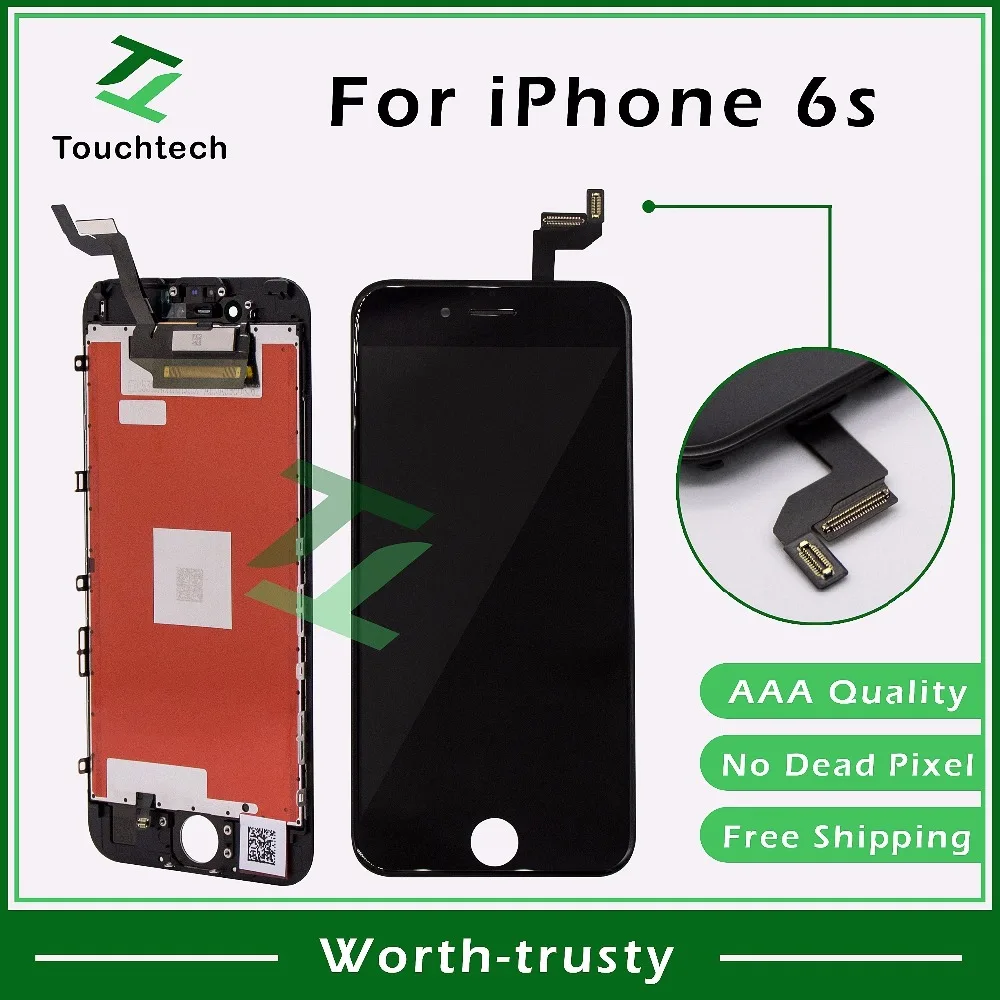 1 шт. для iPhone 6s ЖК-дисплей 4 7 &quotB/W ЖК-экран в комплекте с 3D сенсорным экраном