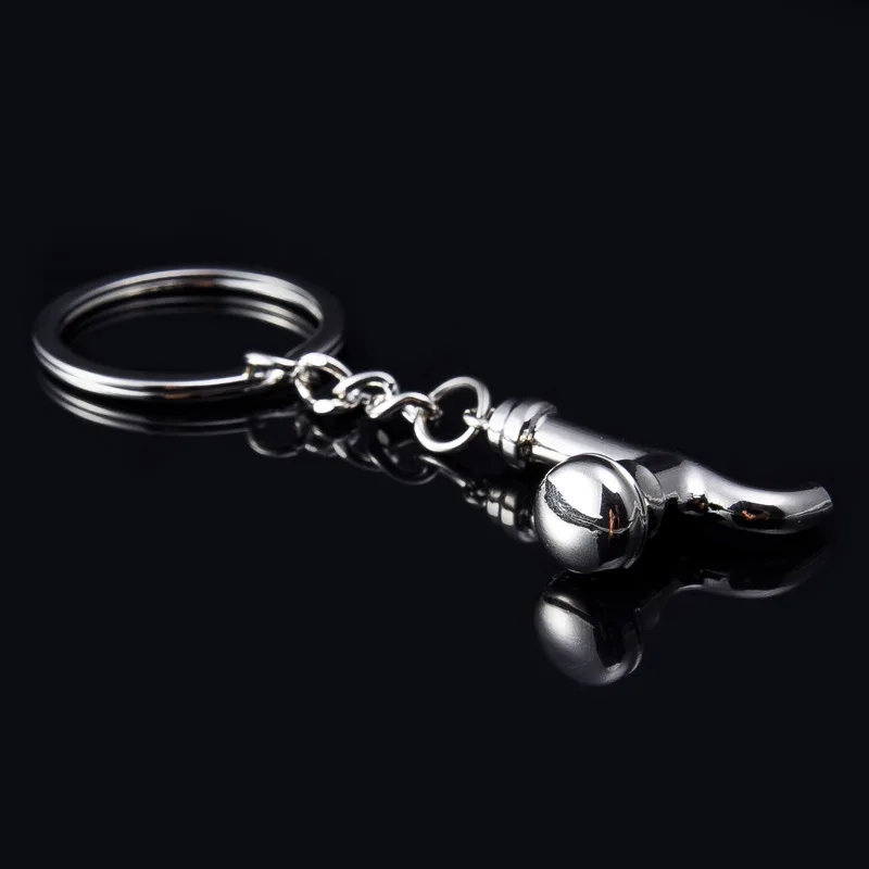 

50 pieces/lot New Zinc Alloy 3D Faucet Shaped Keychains Metal Tap Keyrings for Gifts