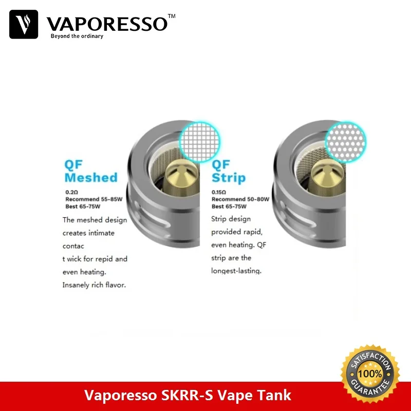 Испаритель Vaporesso SKRR-S Vape Tank 8 мл Skrr-s мини-распылитель с QF сетчатой катушкой Strip Core