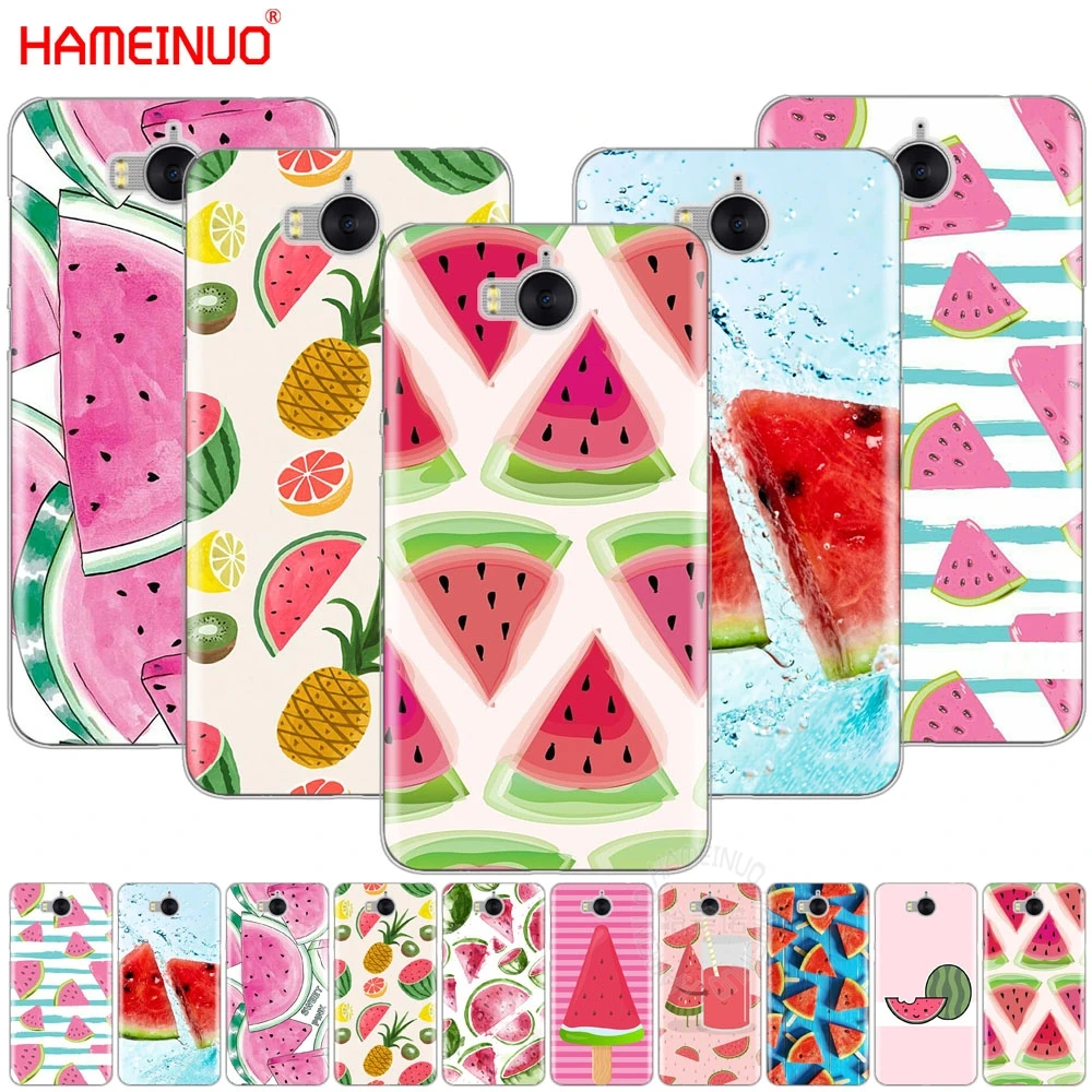 HAMEINUO арбуз дыня сотовый телефон чехол для huawei honor 3C 4X 4C 5C 5X 6 7 Y3 Y6 Y5 2 II Y560 Y7