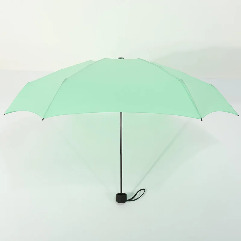 2 Pieces Green 2 шт. 180 г Маленький модный складной зонт от дождя для женщин и мужчин Мини карманный зонтик для девочек анти-УФ водонепроницаемый портативный дорожный зонтик - Цвет: 2 Pieces Green