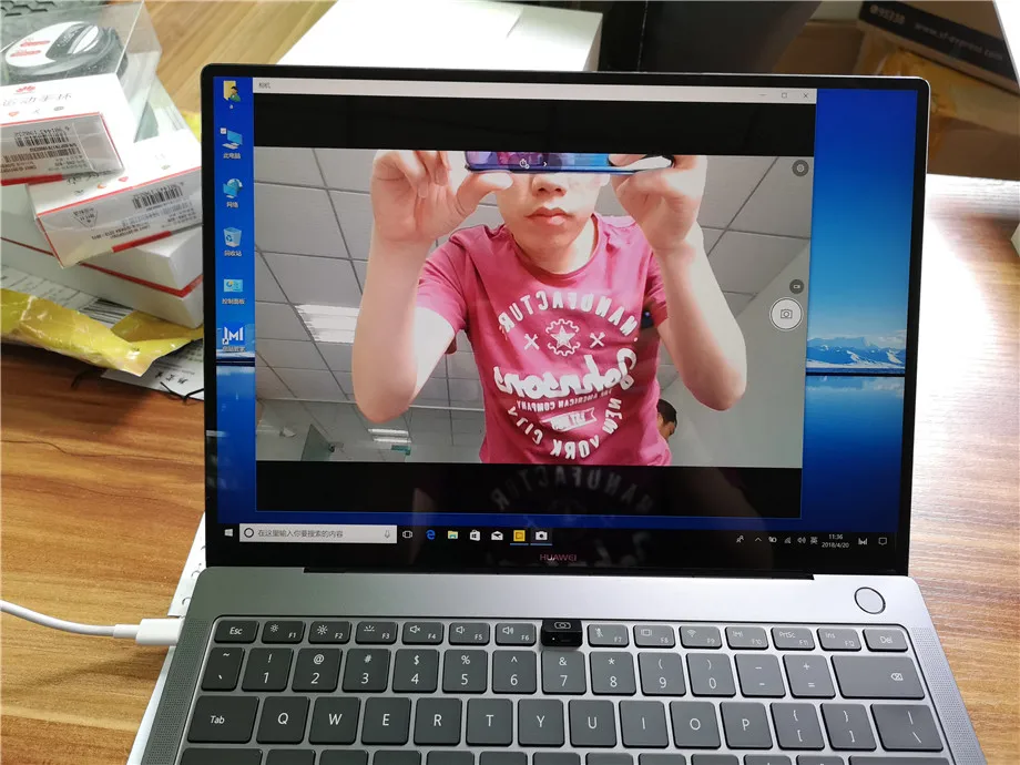 Ноутбук HUAWEI MateBook X Pro 8 Гб LPDDR3 8th Intel I5-8265U cpu 512 ГБ SSD MX250 3000*2000 с сенсорным экраном