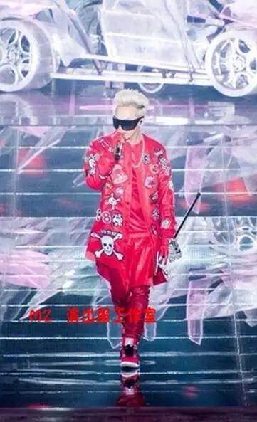 Мужские кожаные брюки Bigbang Ds в байкерском стиле большие размеры для ночных клубов