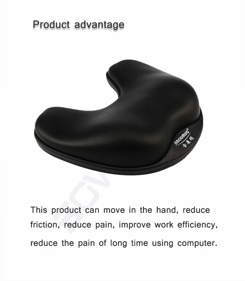 Memory Foam мышь, подставка для запястья, игровая скользящая вращающаяся подставка для поддержки ладони, эргономичный коврик для игр, ПК, компьютера, ноутбука