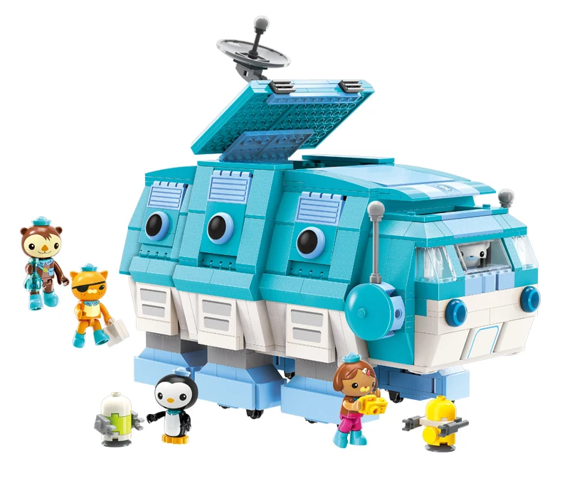 Octonauts Barnacles Kwazii песо Твик мультфильм модель строительные блоки игрушки для совместимых Duplo